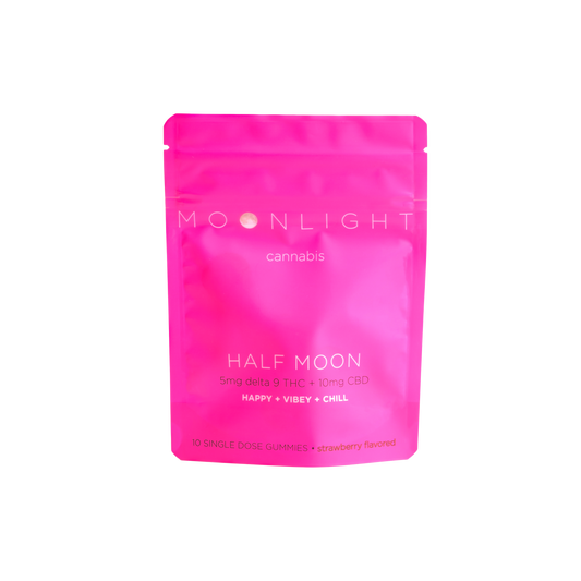 Strawberry Delta 9 THC + CBD Gummies - Happy, Vibey, Chill