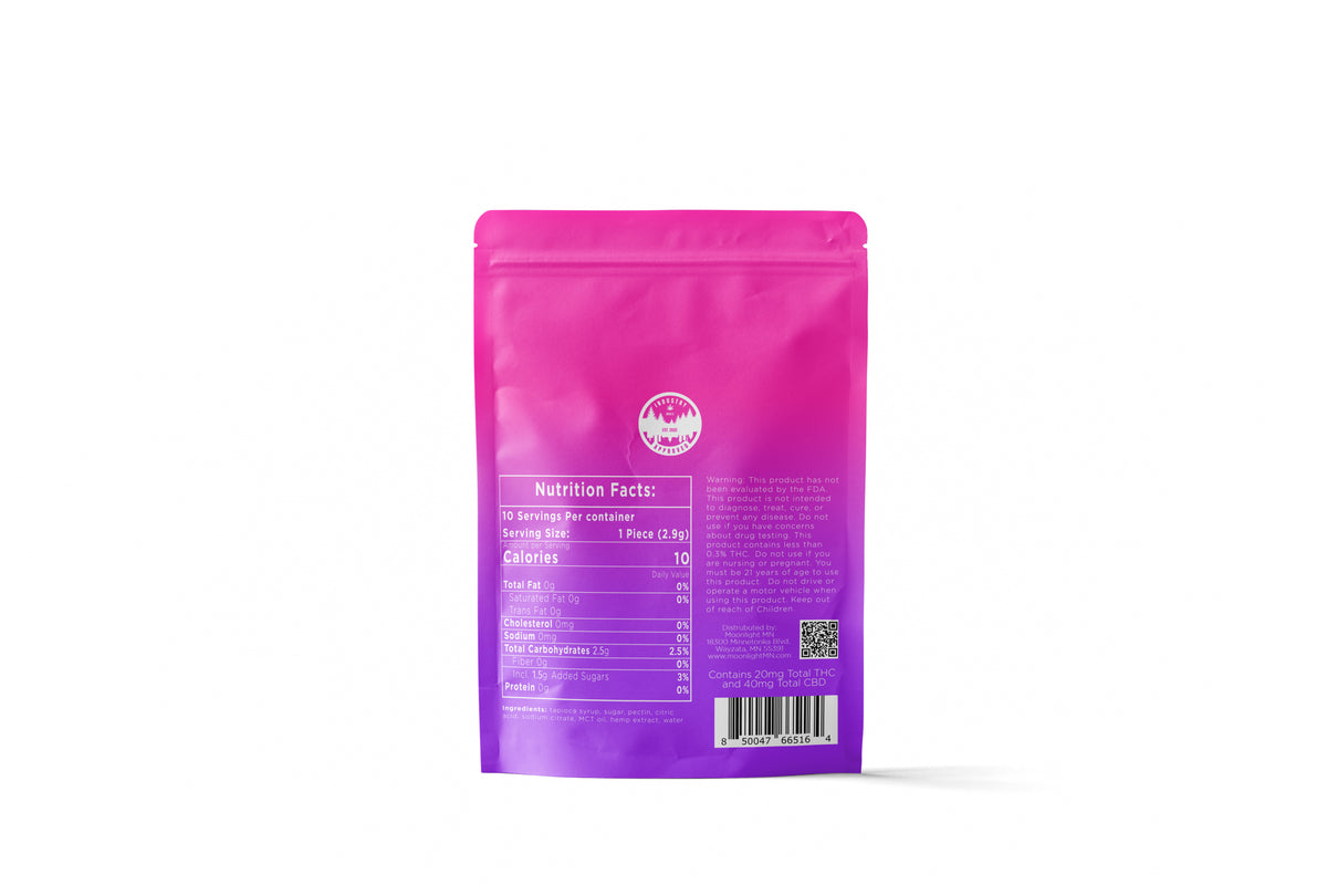 CRESCENT MOON THC + CBD GUMMIES